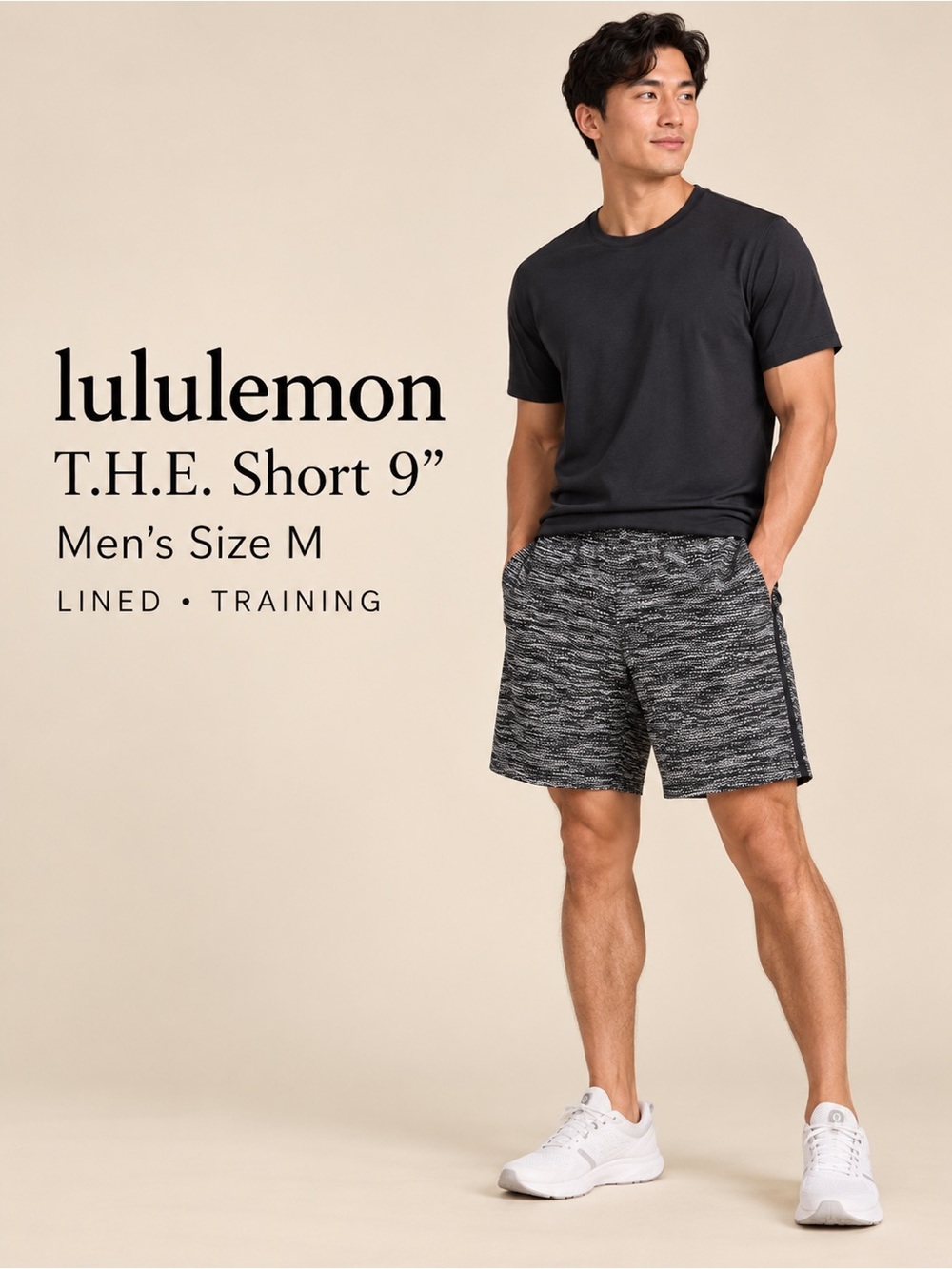 Title:
lululemon T.H.E. Short 9” Lined All Court Texture Men’s M
